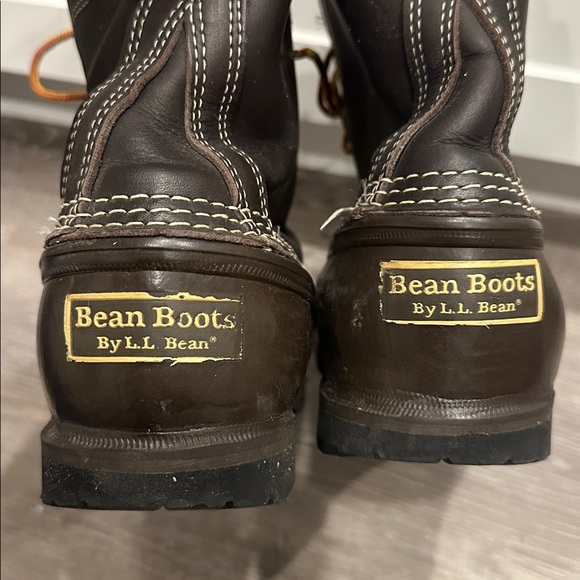 L.L. Bean Dark Brown Leather Rain Boots main image 7